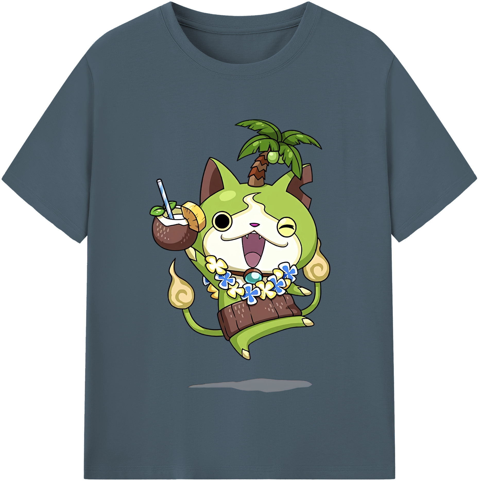 （画像用） 妖怪ウォッチ Yo-kai Watch 綿100％半袖Tシャツ（フロントプリント）